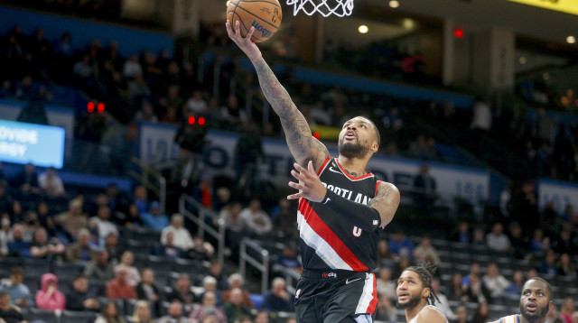 שחקן פורטלנד טריילבלייזרס דמיאן לילארד (צילום: GettyImages, Ian Maule)