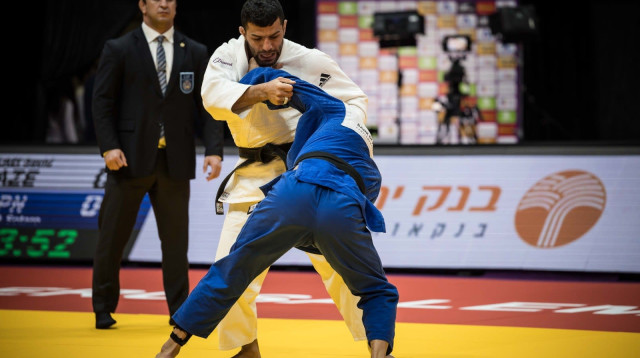 זכה לעידוד מהקהל הישראלי ויתחרה על הזהב. סעיד מולאי (צילום: אתר רשמי, עודד קרני, באדיבות איגוד הג’ודו בישראל)