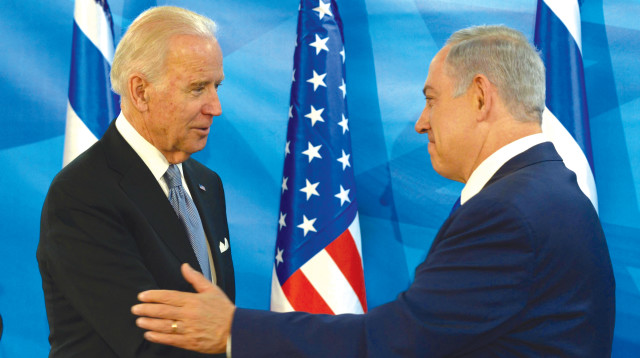 נתניהו וביידן  (צילום: עמוס בן גרשום לע"מ)