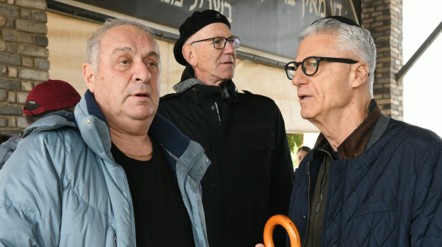 מיקי ברקוביץ' וצביקה שרף (צילום: ראובן קסטרו)