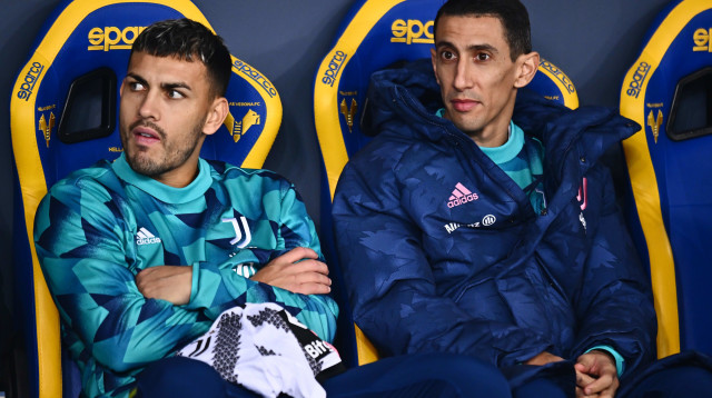 שחקני יובנטוס אנחל די מריה, לאנדרו פארדס (צילום: GettyImages, Alessandro Sabattini)