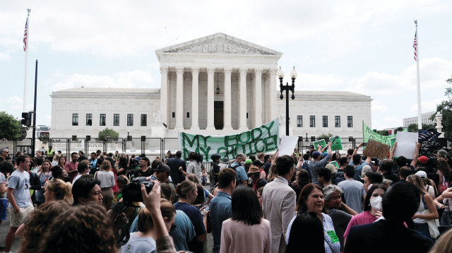 הפגנה הפלות בארה"ב (צילום: רויטרס)