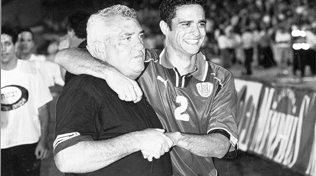 שלמה שרף בסיום המשחק נגד אוסטריה  (צילום: עדי אבישי)