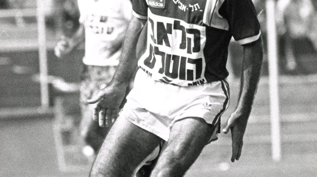 פיגורה בהפועל תל אביב. מוריס ז'אנו (צילום: מעריב, עדי אבישי)