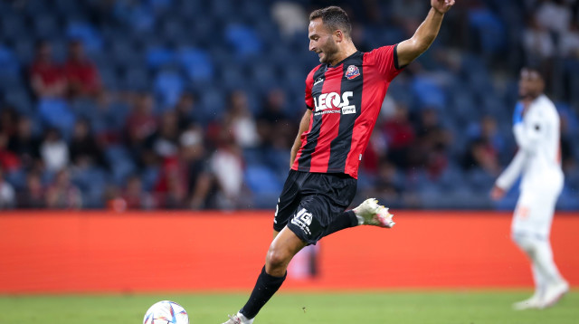 שחקן הפועל חיפה תמיר גלזר (צילום: מאור אלקסלסי)