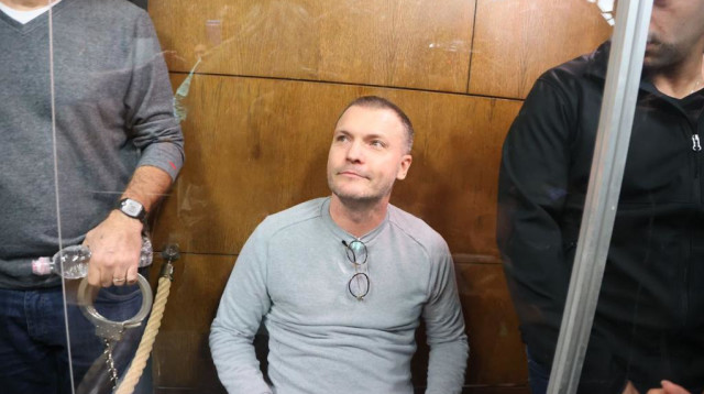 שי אביטל בבית המשפט (צילום: אבשלום ששוני)