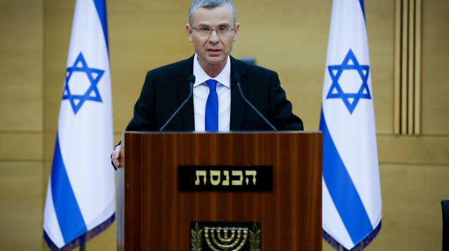 יריב לוין (צילום: אוליביה פיטוסי, פלאש 90)