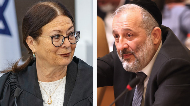 אסתר חיות, אריה דרעי (צילום: עמית שאבי, פול, אוליבייה פיטוסי פלאש 90)