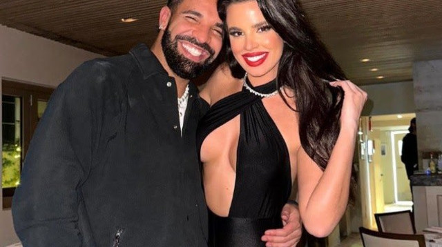 מיס קרואטיה לשעבר איוונה נול, הידועה בכינויה "האוהדת הסקסית", לצד הזמר דרייק (צילום: אתר רשמי, אינסטגרם, knolldoll)