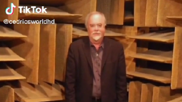 החדר השקט בעולם (צילום: מתוך טיקטוק)