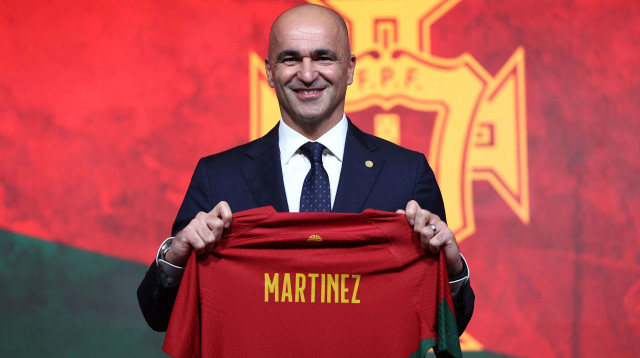 רוברטו מרטינס מוצג בתור מאמן נבחרת פורטוגל (צילום: רויטרס)