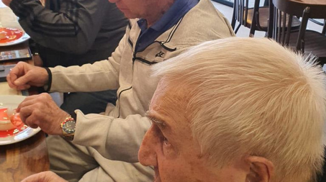 מוצי ליאון שחקן העבר של מכבי יפו ונבחרת ישראל (צילום: מערכת וואלה!, אשר גולדברג)