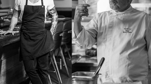 חיים כהן מארח את מוטי טיטמן (צילום: יחצ)