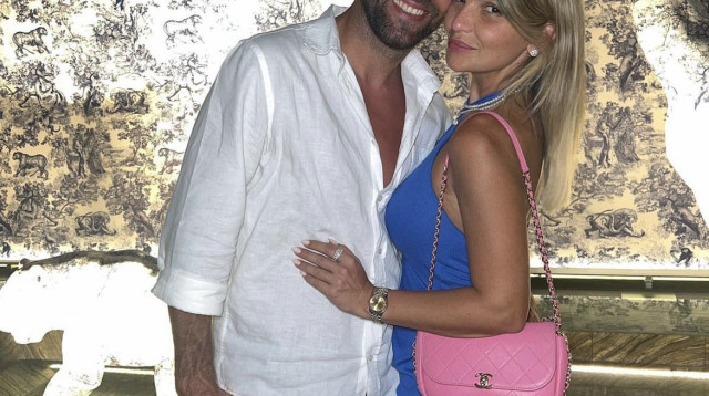 איתי שכטר עם אשתו ליז (צילום: מסך, אינסטגרם)