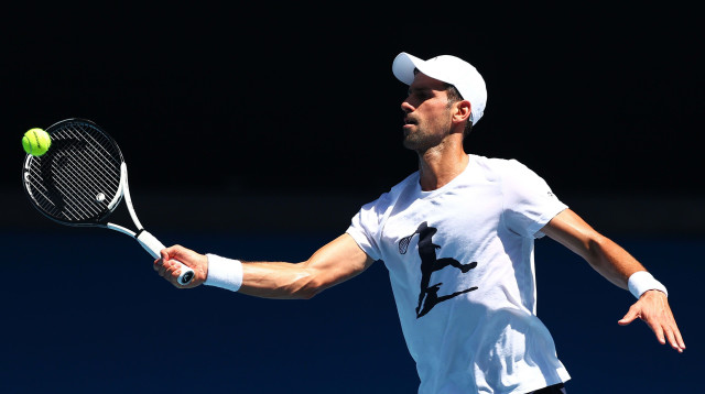 הטניסאי הסרבי נובאק דג'וקוביץ' (צילום: GettyImages, Graham Denholm)
