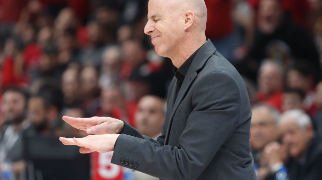 דני פרנקו, מאמן הפועל תל אביב (צילום: דני מרון)