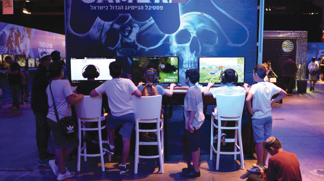 פסטיבל גיימינג בתל אביב ב2018 (צילום: גיל יערי, פלאש 90)