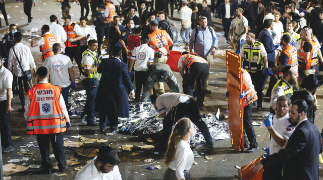 אסון מירון  (צילום: דוד כהן פלאש 90 )