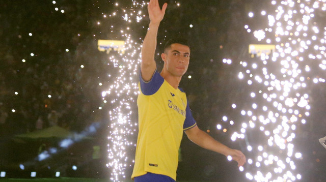 שחקן אל נאסר כריסטיאנו רונאלדו (צילום: רויטרס)