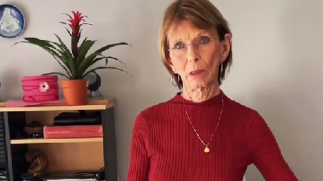 עדנה מאי ג'ורדנו, בת 90 אך נראית בת 70 (צילום: מתוך טיקטוק)