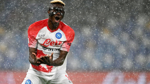 ויקטור אוסימן, חלוץ נאפולי (צילום: GettyImages, Francesco Pecoraro)