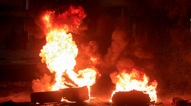 הפרות סדר בשומרון (צילום: נאסר אשתייה, פלאש 90)