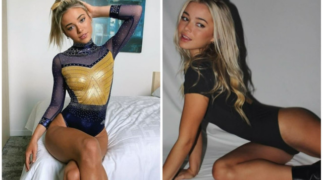 המתעמלת האמריקאית אוליביה דאן (צילום: אתר רשמי, אינסטגרם, livvydunne)