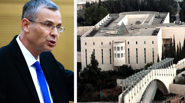 יריב לוין, בג"ץ  (צילום: יוסי זמיר פלאש  90,אוליביה פיטוסי)