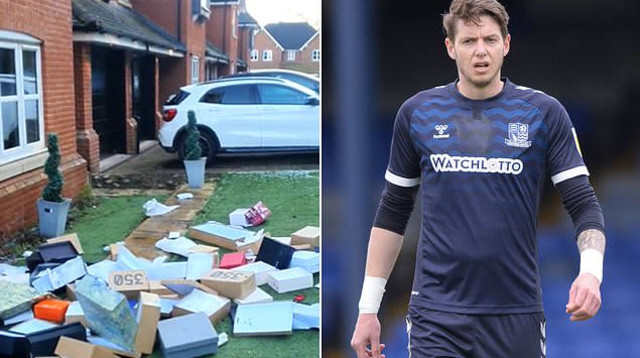 כדורגלן העבר גרג הלפורד השליך מביתו את החפצים של האקסית שלו (צילום: GettyImages, טוויטר)