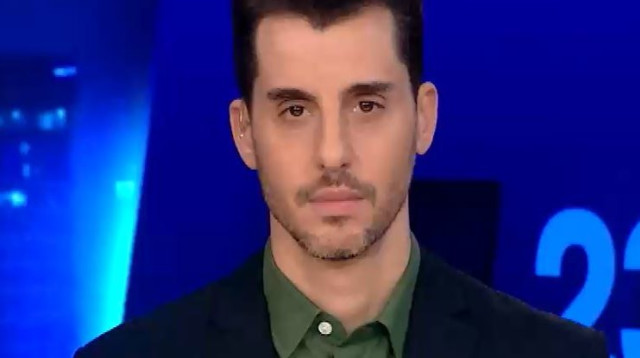 נדב בורנשטיין ב"חי בלילה" (צילום: צילום מסך קשת 12)