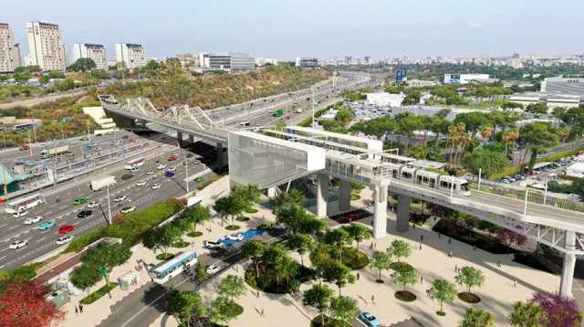 הגשר החדש (הדמיה) (צילום: נת"ע)