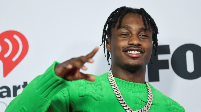 המוזיקאי Lil Tjay (צילום: REUTERS/Mike Blake)