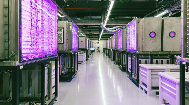 חוות הגידול של גרינאוניקס  (צילום: GreenOnyx)