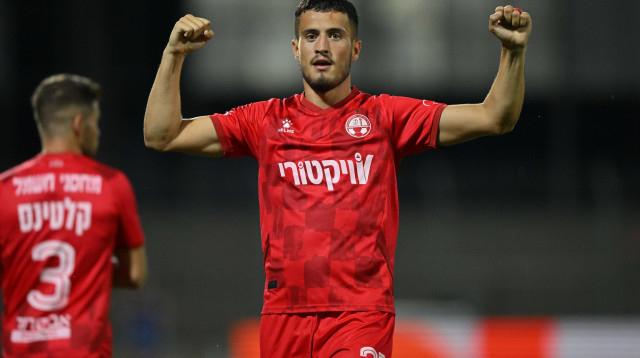 מברוק על שער בכורה. סלמאני (צילום: רויטרס)