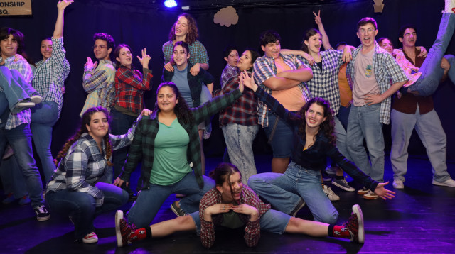 מופע הדואטים של תלמידי תלמה ילין. "כמו בברודווי או בווסט אנד" (צילום: דוברות עיריית גבעתיים)