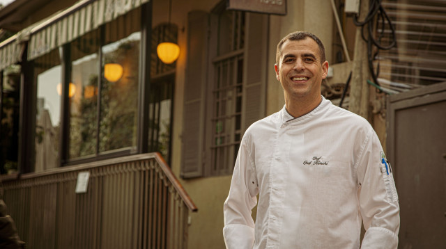 השף אוראל קימחי. פופינה (צילום: חיים יוסף)