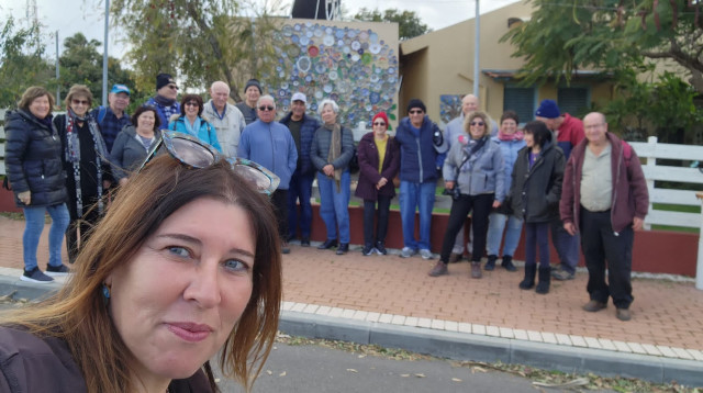  סיור בנתיב העשרה (צילום: יפעת בן שושן)