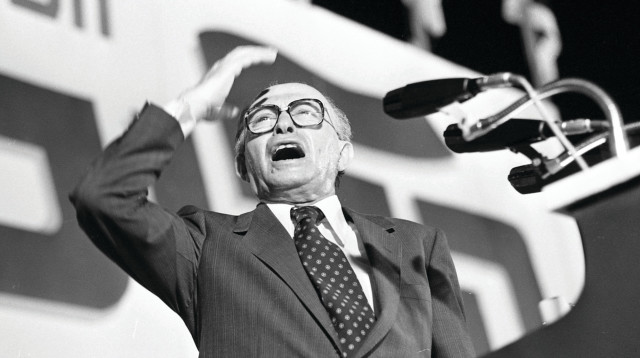 מנחם בגין (צילום: שמואל רחמני)