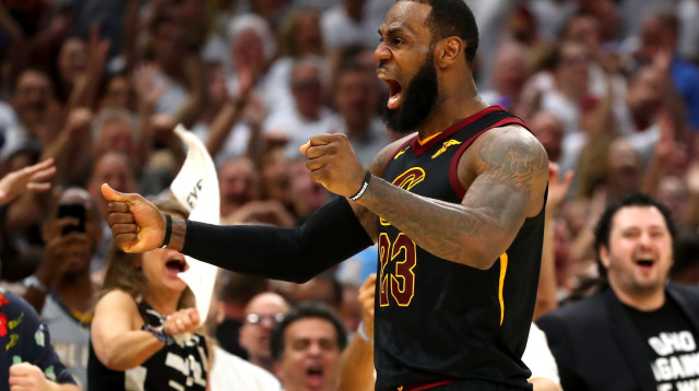 שחקן קליבלנד קאבלירס לברון ג'יימס (צילום: GettyImages)