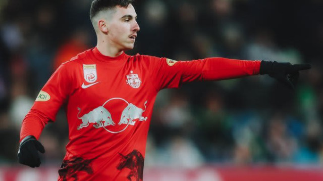 אוסקר גלוך, שחקן רד בול זלצבורג (צילום: אתר רשמי, רד בול זלצבורג)