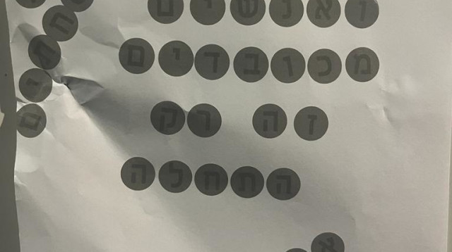 המנשרים שאותרו על המכוניות (צילום: ללא)