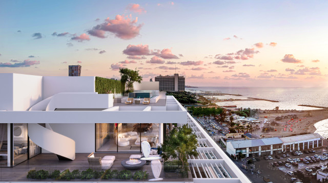 הפנטהאוז של פרויקט Port TLV Residence (צילום: view point)