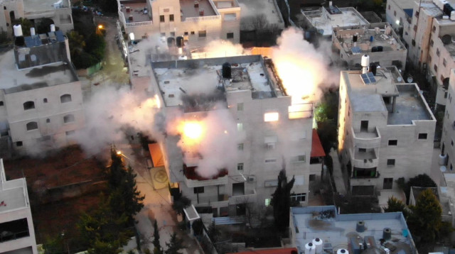 הריסת בית המחבל  (צילום: דובר צה"ל)