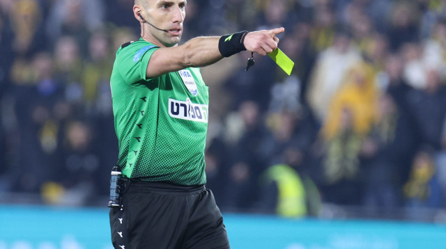 גל לייבוביץ', שופט כדורגל (צילום: דני מרון)