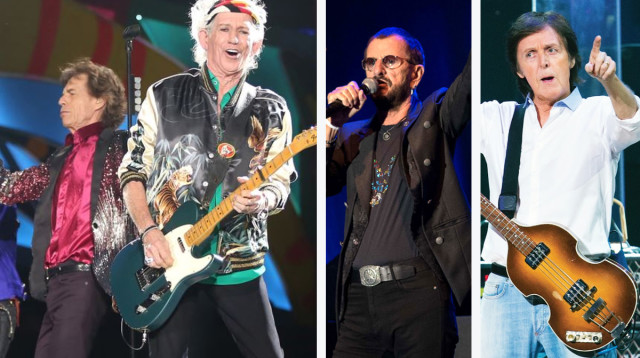 הרולינג סטונס, פול מקרטני, רינגו סטאר (צילום: רויטרס)