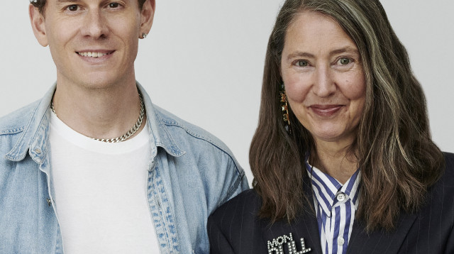 אן סופי יוהנסן, המנהלת הקריאטיבית של H&M קייסי קאדוולדר, המנהל האמנותי של מוגלר (צילום: יח"צ)