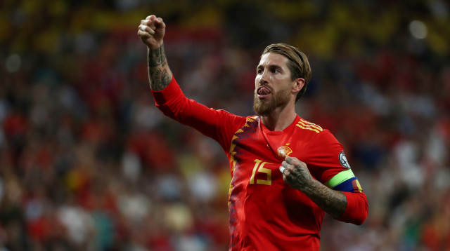 סרחיו ראמוס נבחרת ספרד (צילום: רויטרס)