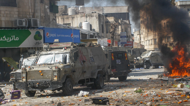 כוח צהל בשכם (צילום: נאסר אישתיה, פלאש 90)