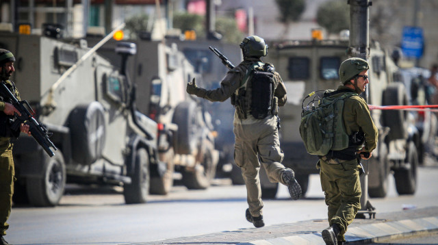 זירת הפיגוע בחווארה (צילום: נסאר אשתיה, פלאש 90)