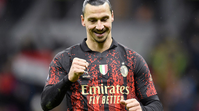 זלאטן איבהימוביץ', חלוץ מילאן (צילום: רויטרס)